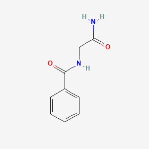 molecular formula C9H10N2O2 B1330281 N-(2-氨基-2-氧代乙基)苯甲酰胺 CAS No. 5813-81-0