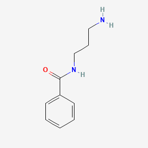 molecular formula C10H14N2O B1330284 n-(3-氨基丙基)苯甲酰胺 CAS No. 6108-74-3
