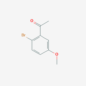 molecular formula C9H9BrO2 B1330290 1-(2-Bromo-5-methoxyphenyl)ethanone CAS No. 6342-63-8