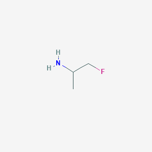molecular formula C3H8FN B13302918 1-Fluoropropan-2-amine 