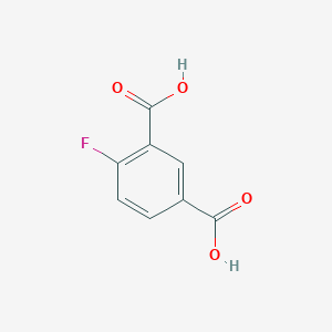 molecular formula C8H5FO4 B1330297 4-Fluorobenzene-1,3-dicarboxylic acid CAS No. 327-95-7