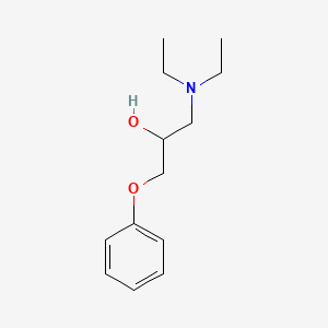 molecular formula C13H21NO2 B1330298 1-(Diethylamino)-3-phenoxypropan-2-ol CAS No. 15288-08-1