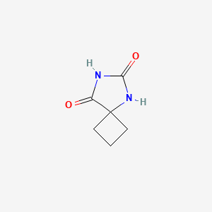 molecular formula C6H8N2O2 B1330302 5,7-Diazaspiro[3.4]octane-6,8-dione CAS No. 89691-88-3