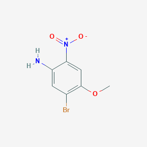 molecular formula C7H7BrN2O3 B1330308 5-Bromo-4-methoxy-2-nitroaniline CAS No. 6943-69-7