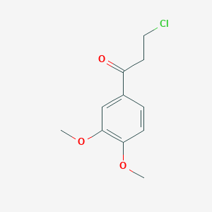 3-Chloro-1-(3,4-dimethoxyphenyl)propan-1-one