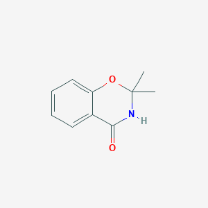 molecular formula C10H11NO2 B133032 2,2-dimethyl-2,3-dihydro-4H-1,3-benzoxazin-4-one CAS No. 30914-88-6