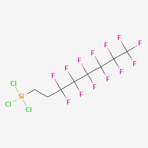 molecular formula C8H4Cl3F13Si B1330329 1h,1h,2h,2h-Perfluorooctyltrichlorosilane CAS No. 78560-45-9