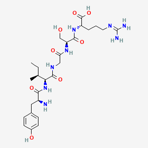 molecular formula C26H42N8O8 B1330331 Tyr-ile-gly-ser-arg CAS No. 110590-64-2