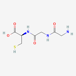 molecular formula C7H13N3O4S B1330332 Glycyl-glycyl-cysteine CAS No. 95416-30-1