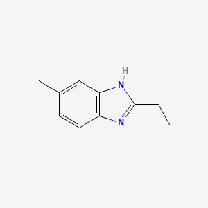 molecular formula C10H12N2 B1330343 2-乙基-5-甲基苯并咪唑 CAS No. 30411-81-5