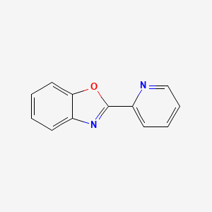 molecular formula C12H8N2O B1330346 2-(2-吡啶基)苯并恶唑 CAS No. 32959-62-9