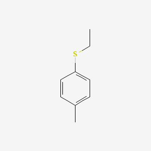 molecular formula C9H12S B1330360 4-(乙硫基)甲苯 CAS No. 622-63-9