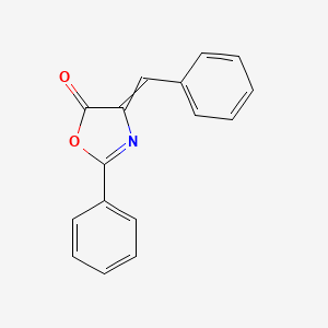 molecular formula C16H11NO2 B1330367 4-Benzal-2-phenyl-5-oxazolone 