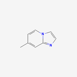molecular formula C8H8N2 B1330368 7-Methylimidazo[1,2-a]pyridine CAS No. 874-39-5