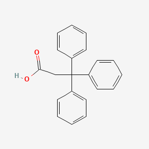 molecular formula C21H18O2 B1330369 3,3,3-三苯基丙酸 CAS No. 900-91-4