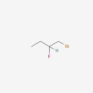 molecular formula C4H8BrF B1330374 1-Bromo-2-fluorobutane CAS No. 1871-73-4