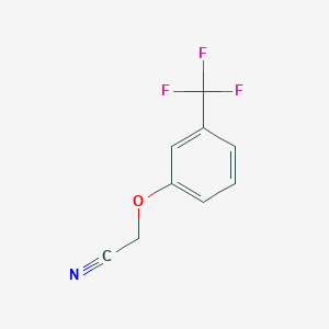 molecular formula C9H6F3NO B1330375 3-(Trifluoromethyl)phenoxyacetonitrile CAS No. 2145-31-5