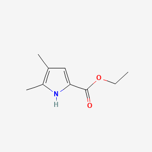 molecular formula C9H13NO2 B1330376 Ethyl 4,5-dimethyl-1H-pyrrole-2-carboxylate CAS No. 2199-45-3