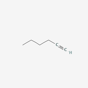 molecular formula C6H10 B1330390 1-Hexyne CAS No. 693-02-7
