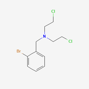 molecular formula C11H14BrCl2N B1330403 N,N-Bis(2-chloroethyl)-o-bromobenzylamine CAS No. 2361-57-1