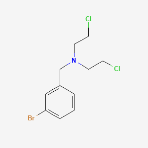 molecular formula C11H14BrCl2N B1330404 N,N-双(2-氯乙基)-间溴苄胺 CAS No. 2361-59-3