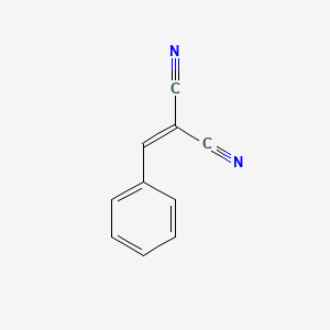 molecular formula C10H6N2 B1330407 Benzylidenemalononitrile CAS No. 2700-22-3