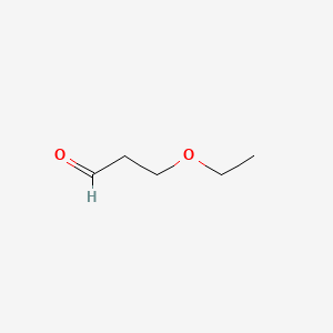 molecular formula C5H10O2 B1330410 3-ETHOXYPROPANAL CAS No. 2806-85-1