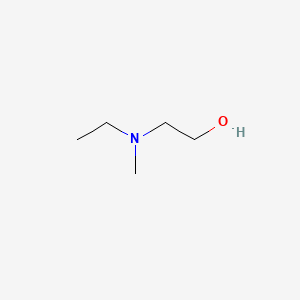 molecular formula C5H13NO B1330412 Ethanol, 2-(ethylmethylamino)- CAS No. 2893-43-8