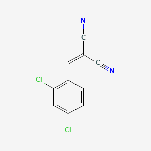 molecular formula C10H4Cl2N2 B1330415 2,4-Dichlorobenzylidenemalononitrile CAS No. 2972-76-1