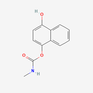 molecular formula C12H11NO3 B1330417 4-Hydroxycarbaryl CAS No. 5266-97-7