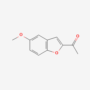 molecular formula C11H10O3 B1330420 2-Acetyl-5-methoxybenzofuran CAS No. 21587-39-3
