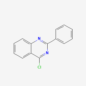 molecular formula C14H9ClN2 B1330423 4-Chloro-2-phenylquinazoline CAS No. 6484-25-9