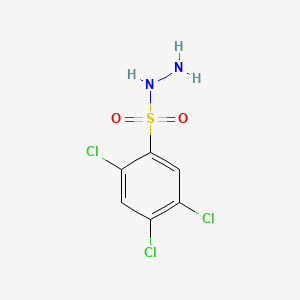 molecular formula C6H5Cl3N2O2S B1330426 2,4,5-三氯苯磺酰腙 CAS No. 6655-72-7
