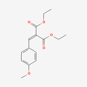 molecular formula C15H18O5 B1330428 Diethyl 4-methoxybenzalmalonate CAS No. 6768-23-6