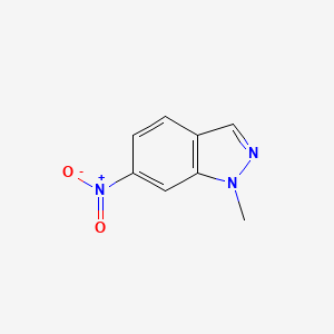 molecular formula C8H7N3O2 B1330431 1-甲基-6-硝基-1H-吲唑 CAS No. 6850-23-3