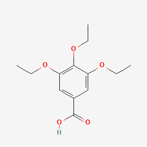 molecular formula C13H18O5 B1330432 3,4,5-三乙氧基苯甲酸 CAS No. 6970-19-0