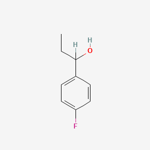 molecular formula C9H11FO B1330434 1-(4-Fluorophenyl)propan-1-ol CAS No. 701-47-3