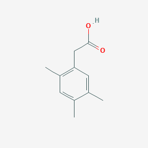 molecular formula C11H14O2 B1330439 2-(2,4,5-trimethylphenyl)acetic acid CAS No. 3167-01-9