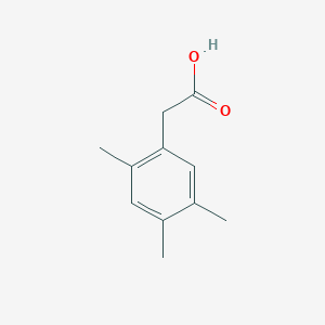 molecular formula C11H14O2 B1330439 (2,4,5-三甲基苯基)乙酸 CAS No. 3167-01-9