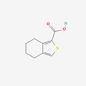 molecular formula C9H10O2S B1330440 4,5,6,7-Tetrahydro-2-benzothiophene-1-carboxylic acid CAS No. 6435-75-2