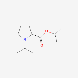 molecular formula C11H21NO2 B1330444 Isopropyl 1-isopropylprolinate CAS No. 31552-16-6