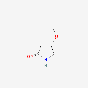 molecular formula C5H7NO2 B1330445 4-甲氧基-3-吡咯烯-2-酮 CAS No. 69778-83-2