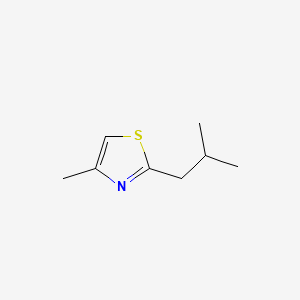 molecular formula C8H13NS B1330446 2-异丁基-4-甲基噻唑 CAS No. 61323-24-8