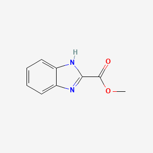 molecular formula C9H8N2O2 B1330449 Methyl 1H-benzo[d]imidazole-2-carboxylate CAS No. 5805-53-8