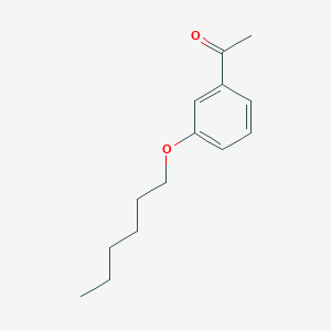 molecular formula C14H20O2 B1330456 3'-Hexyloxyacetophenone CAS No. 37062-71-8