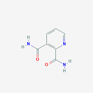 molecular formula C7H7N3O2 B1330458 Pyridine-2,3-dicarboxamide CAS No. 4663-94-9