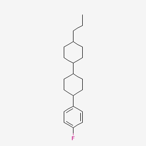 1-Fluoro-4-[4-(4-propylcyclohexyl)cyclohexyl]benzene