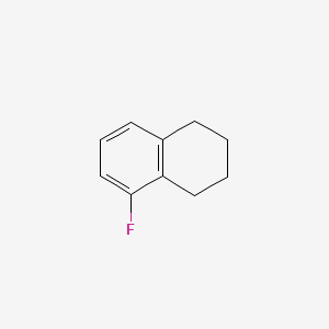 molecular formula C10H11F B1330460 5-Fluoro-1,2,3,4-tetrahydronaphthalene CAS No. 700-45-8