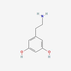 molecular formula C8H11NO2 B1330469 3,5-Dihydroxybenzeneethanamine 