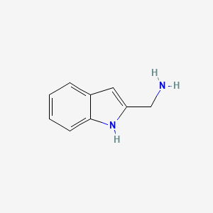 molecular formula C9H10N2 B1330477 (1h-Indol-2-ylmethyl)amine CAS No. 21109-25-1